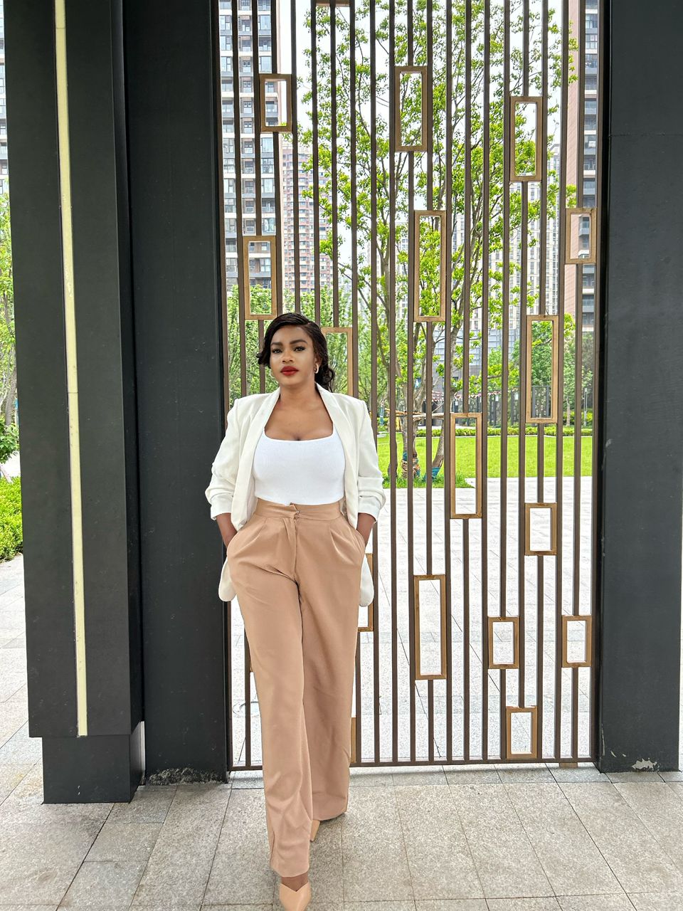 Editorial founder portrait representing Dr. Christy's luxury beauty leadership